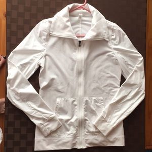 White Under Armour Windbreaker